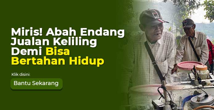 Keliling Jual Cincau Demi Bertahan Hidup