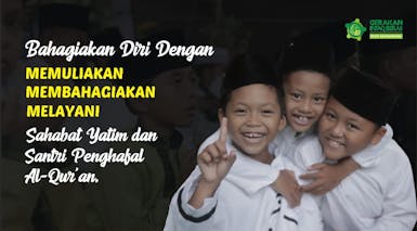 Gerakan Infaq Beras Terbaik untuk Santri Penghafal Qur'an dan Sahabat Yatim