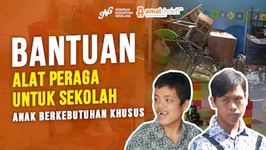 BANTUAN ALAT PERAGA DAN MEDIA BELAJAR UNTUK ANAK BERKEBUTUHAN KHUSUS