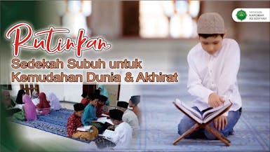 Sedekah Subuh Rutin Muliakan Para Penghafal Quran