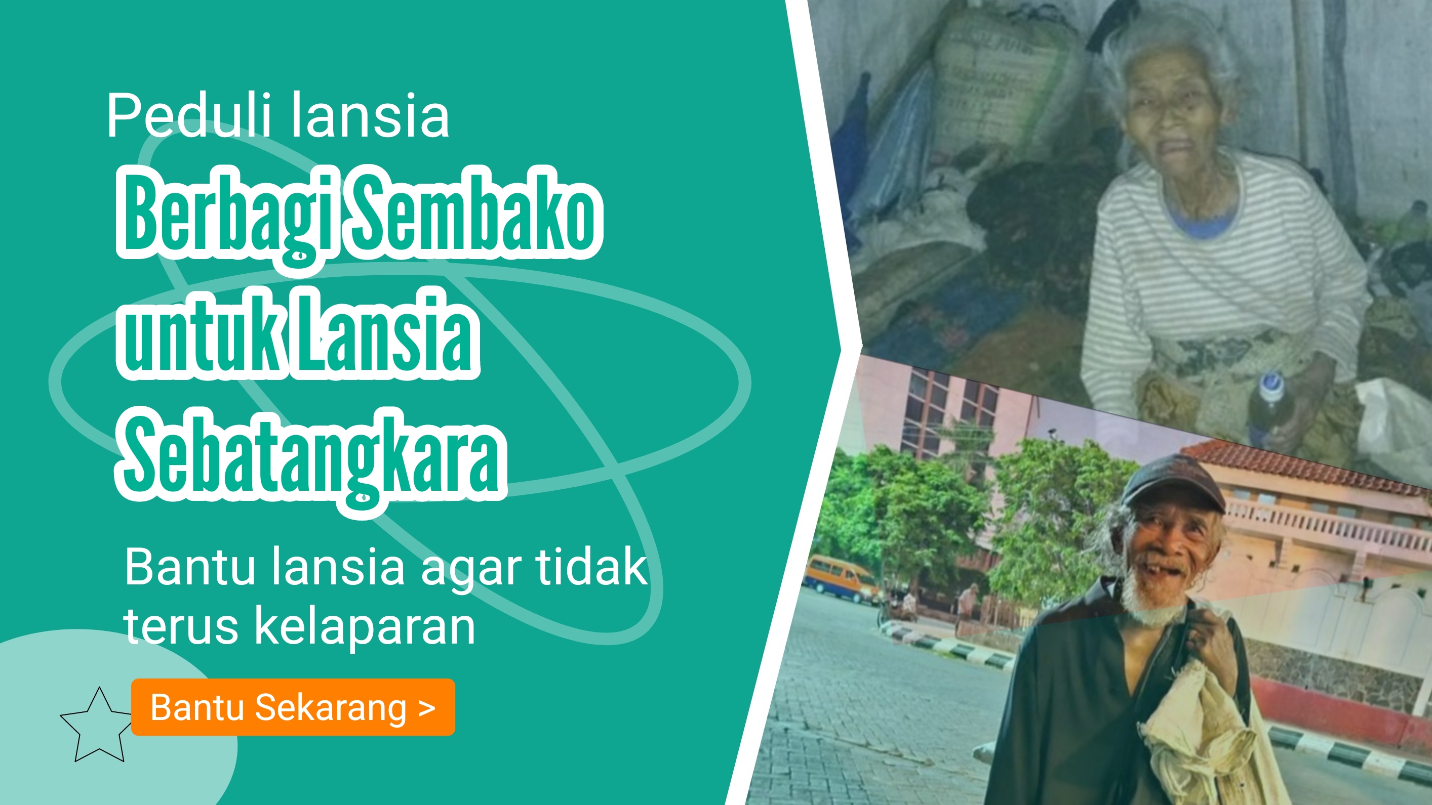 Lansia hidup serba kekurangan, bantuan kita sangat berarti bagi mereka