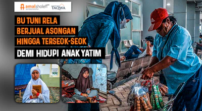 Bantu Bu Tuni Bantu Tanggung Kehidupan Yatim