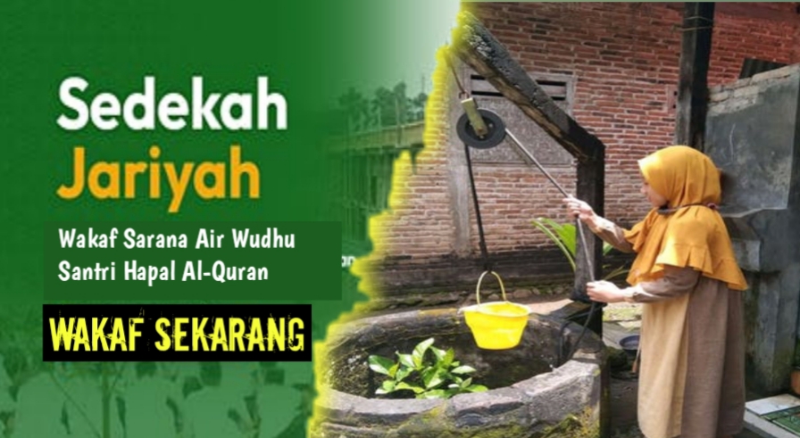 Wakaf Abadi, Bangun Sarana Wudhu Santri Yatim Hapal Al-Quran