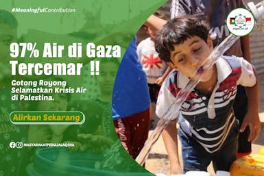 Gerakan 20.000 Alirkan Air Bersih Gaza