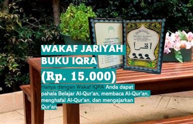 wakaf Jariyah Buku IQRO