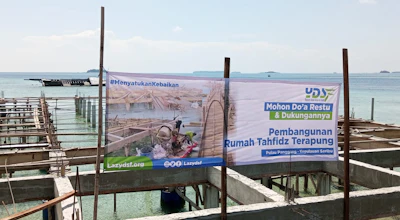Bantu Bangun Rumah Tahfidz Terapung di Pulau Panggang, Pulau Terpadat di Teluk Jakarta