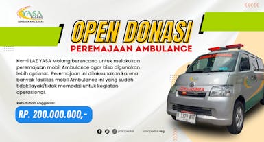 Donasi Peremajaan Ambulance