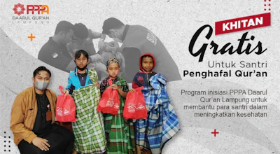 Khitan Gratis Untuk Santri Penghafal Al Qur'an