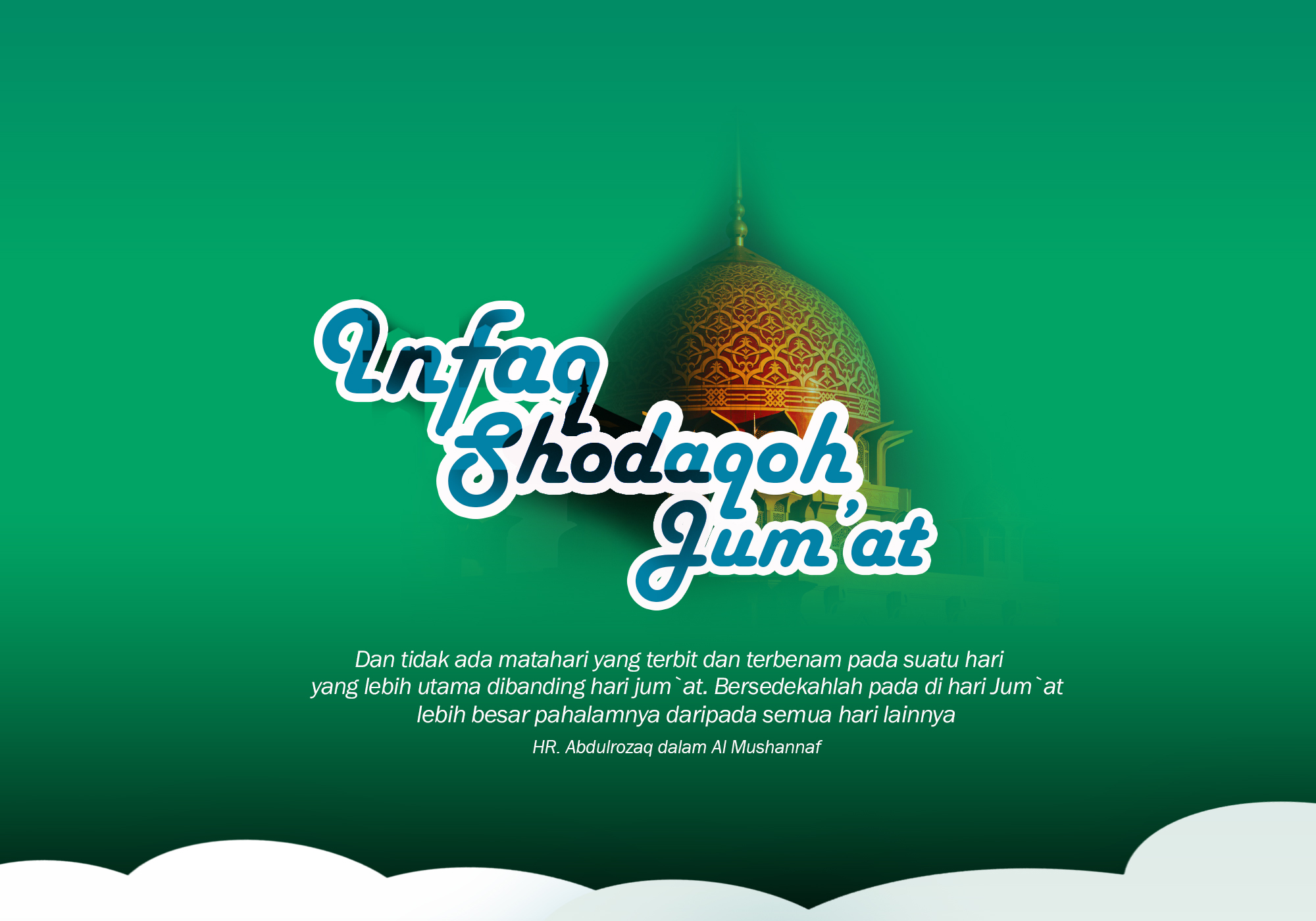 Infaq & Shodaqoh Jum'at Masjid Muhajirin