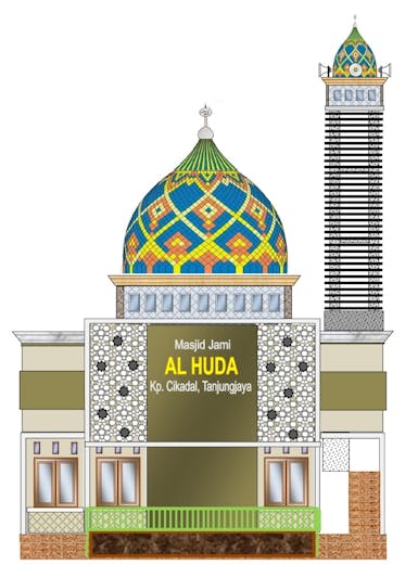Wakaf pembangunan Masjid jami al huda cikadal