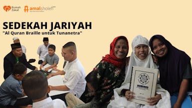 Wakaf Qur'an Braile Tunanetra Sumber Pahala Jariyah