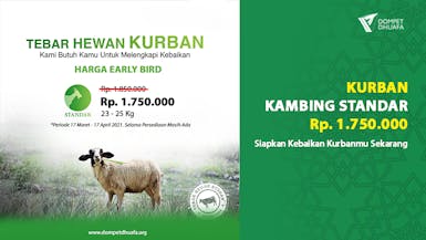 Kurban Kambing Standar Rp. 1.750.000