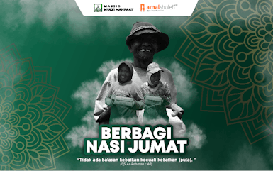 Berbagi Nasi Jumat (SIJUM) Amal Sholeh Berbagi Makanan Cukup 10 Ribu Rupiah !!!