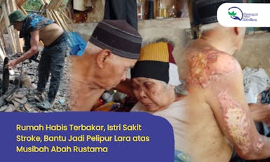 Musibah Bertubi-Tubi di Usia Senja Abah Rustama: Mulai dari Ekonomi, Istri yang Stroke, hingga Kebakaran Rumahnya