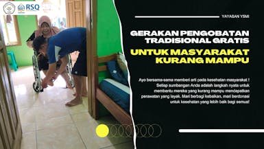 Bantu Pengobatan Tradisional Gratis Untuk Masyarakat Kurang Mampu Di Pedesaan