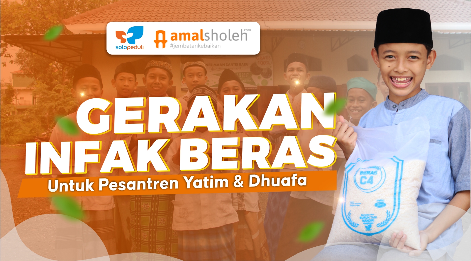 Gerakan Infak Beras Untuk Pesantren Yatim