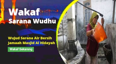 WAKAF AIR BERSIH Untuk Masjid