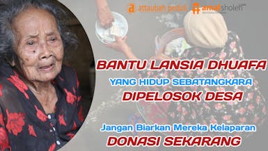 Bantu Lansia Dhuafa Sebatangkara