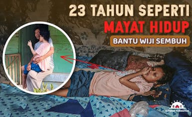 Lumpuh Selama 23 Tahun, Bantu Wiji Bertahan Hidup