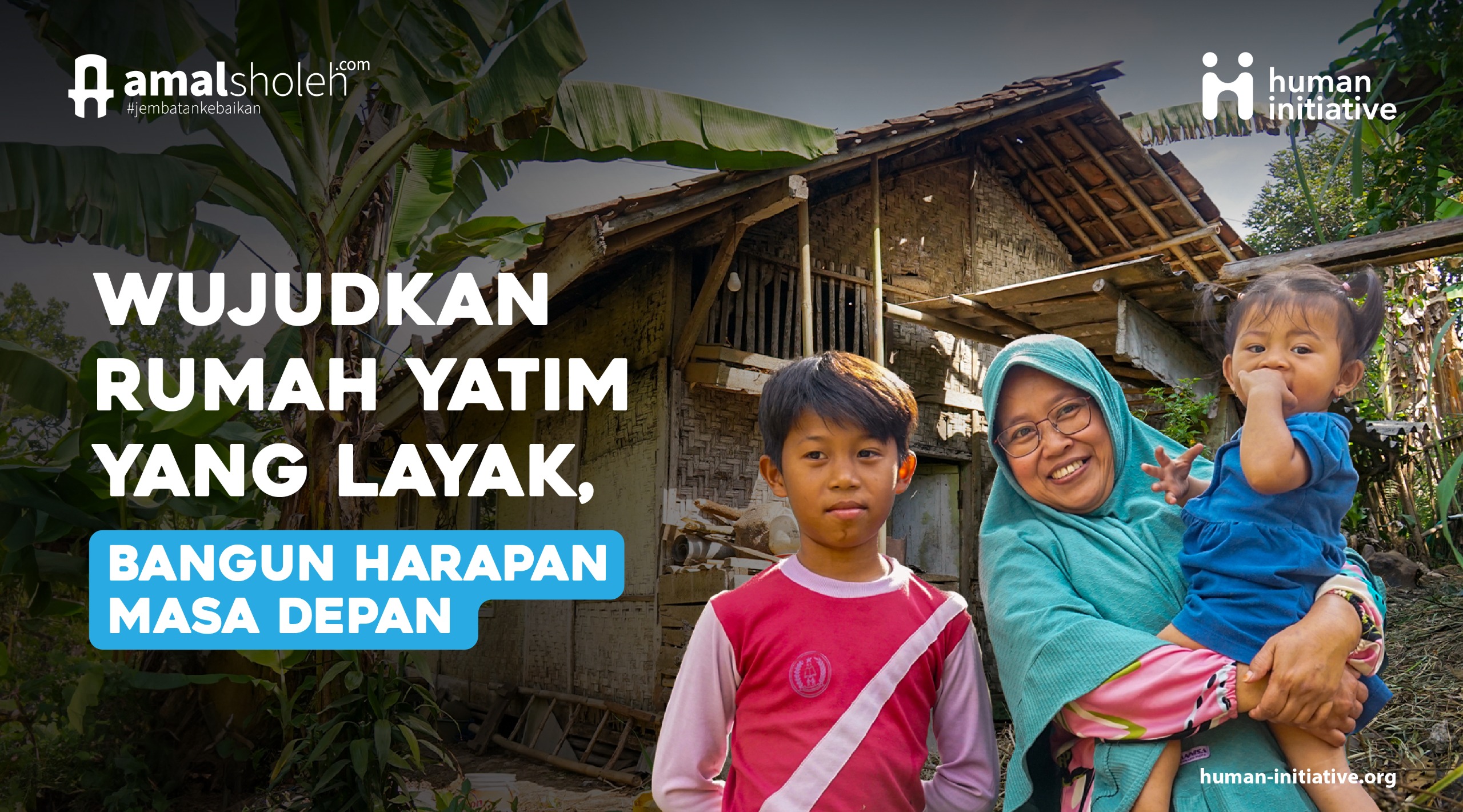 Bangun Rumah Layak Huni untuk Keluarga Yatim di Desa Terpencil