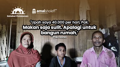 Bangun Rumah Layak Huni untuk Keluarga Marbot Masjid