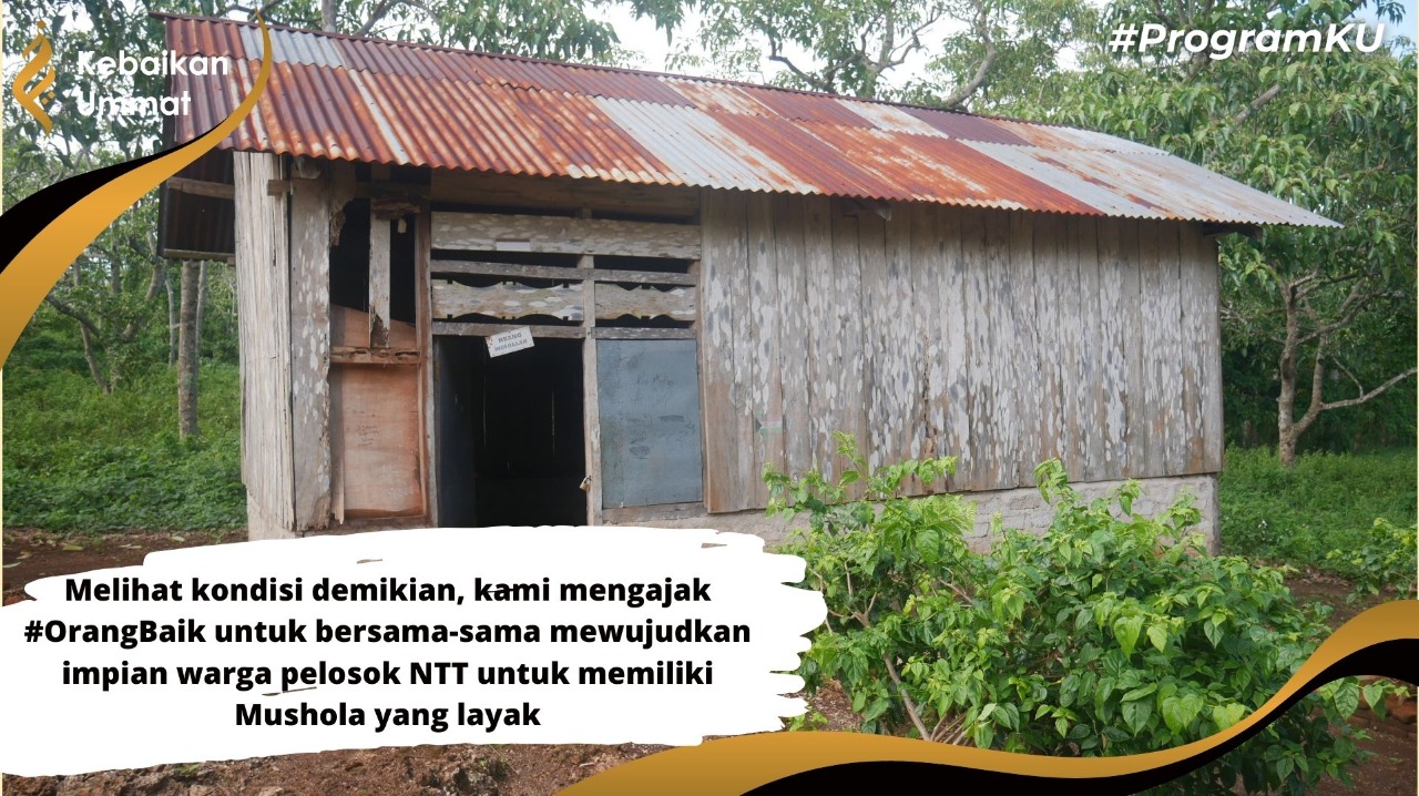Bantu Bangun Mushola Pelosok NTT