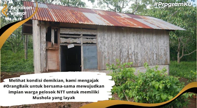 Bantu Bangun Mushola Pelosok NTT