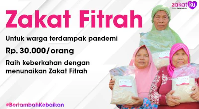 Zakat Fitrah untuk Warga Terdampak Pandemi