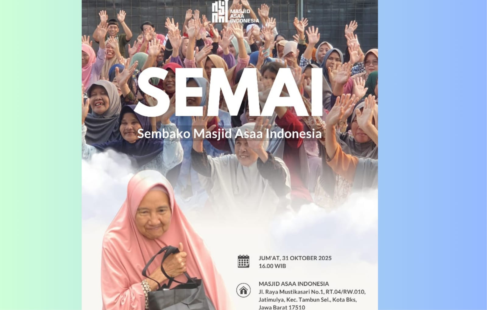 SEMAI Sembako  Masjid ASAA Indonesia