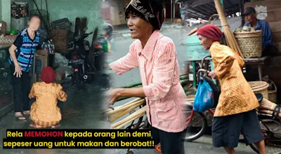 Rela Jualan Sapu Lidi Tempuh 10 KM untuk Biaya Pengobatan Sang Suami Yang Sedang Stroke