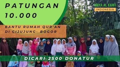 Patungan 10000 Per Bulan, bantu Rumah Quran Cijujung