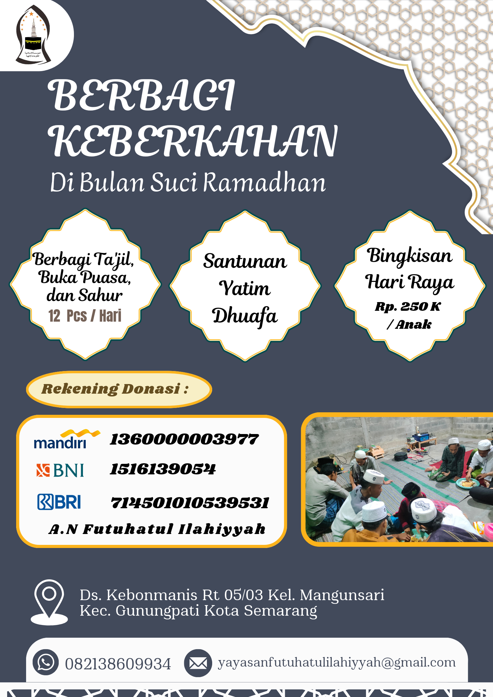 Infak Sembako Di Bulan Suci Ramadhan