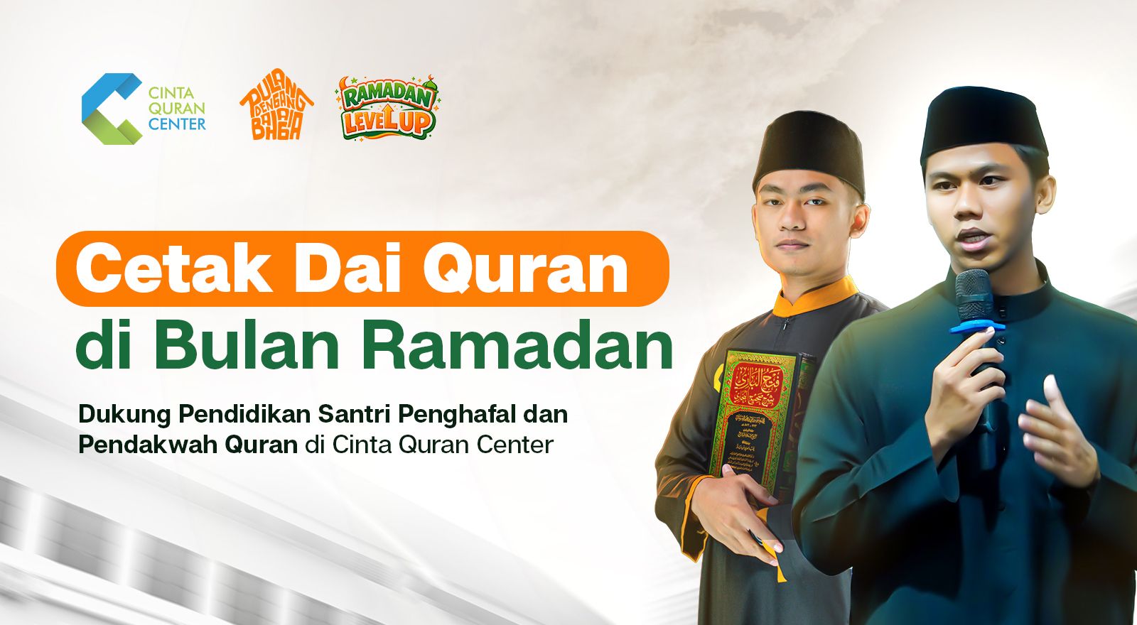 Sedekah Untuk Santri : Dapat Aliran Pahala dari para santri Cinta Quran Center