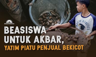 Akbar Terpaksa Putus Sekolah Karena Nafkahi Keluarga
