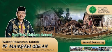 Infaq Bangun Masjid dan Pesantren Tahfiz Quran