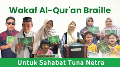 Sedekah Al-Qur'an Braille untuk Tuna Netra