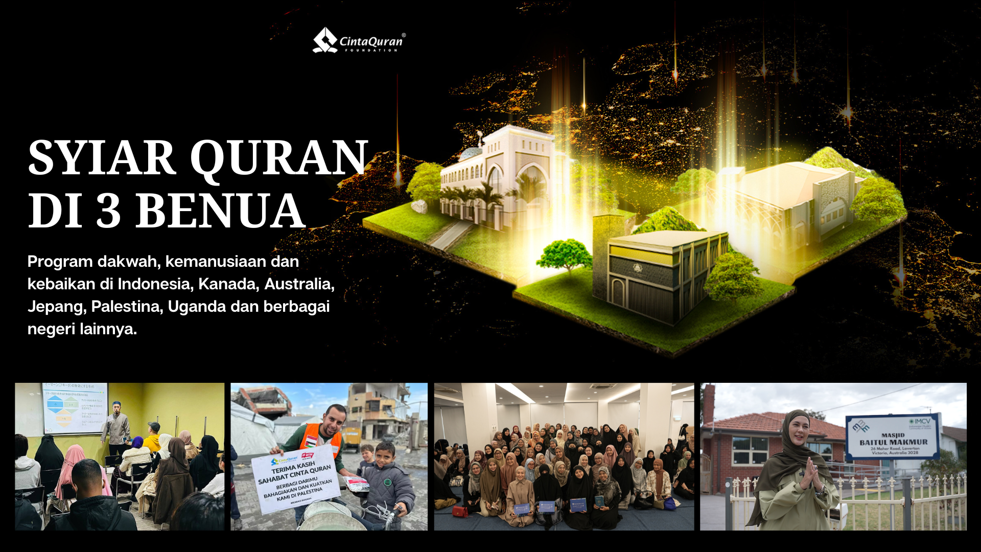 Sedekah Hantarkan Hidayah Quran ke Seluruh Penjuru Dunia