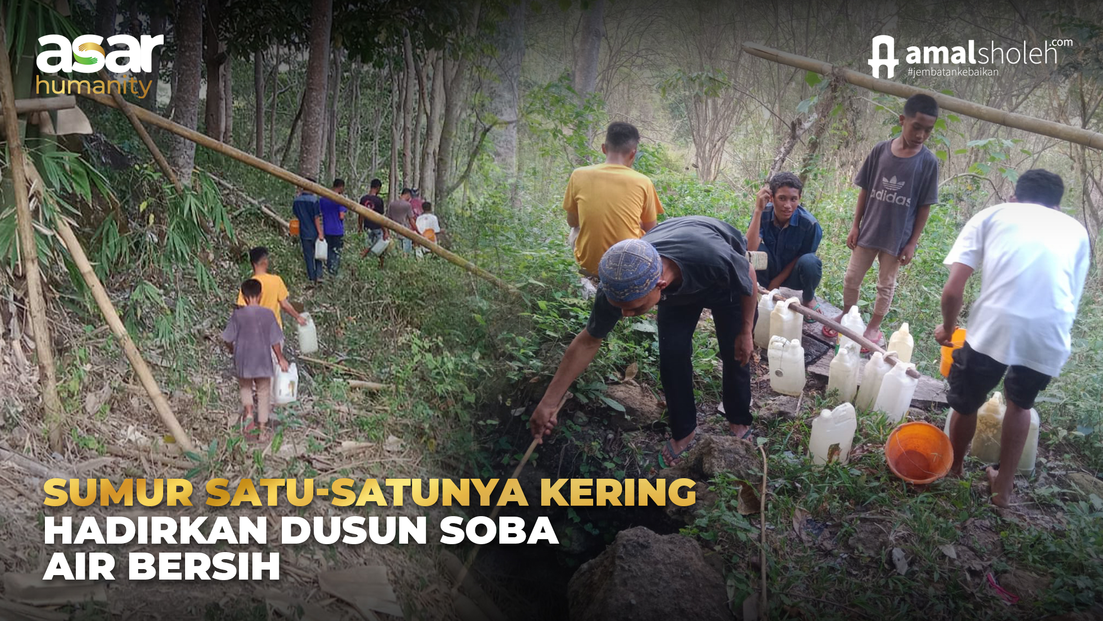 Warga Dusun Soba Berharap Miliki Sumur Yang Bersih