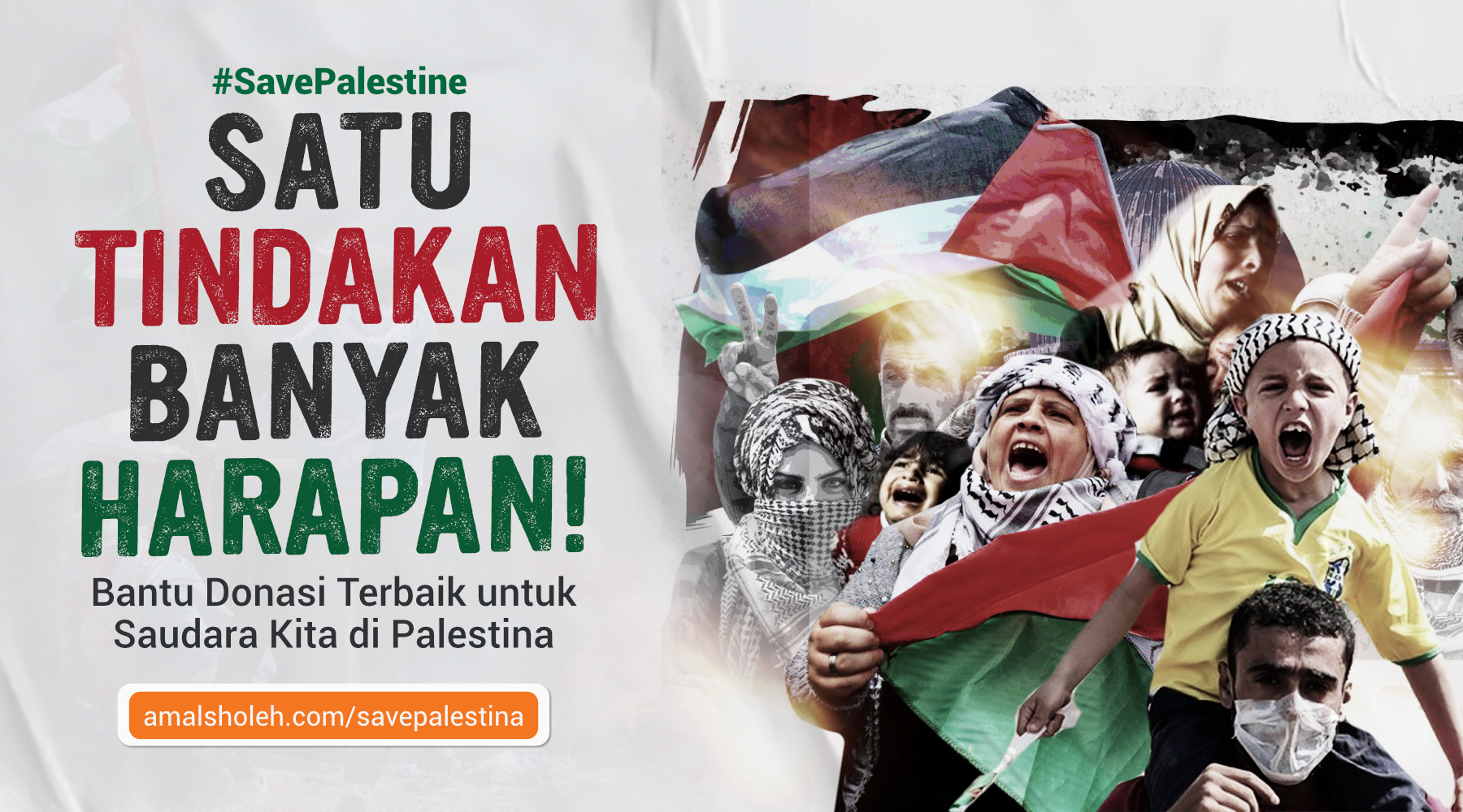 Darurat! Alirkan Bantuan dan Kebahagiaan untuk Palestina. Satu Tindakan, Banyak Harapan!