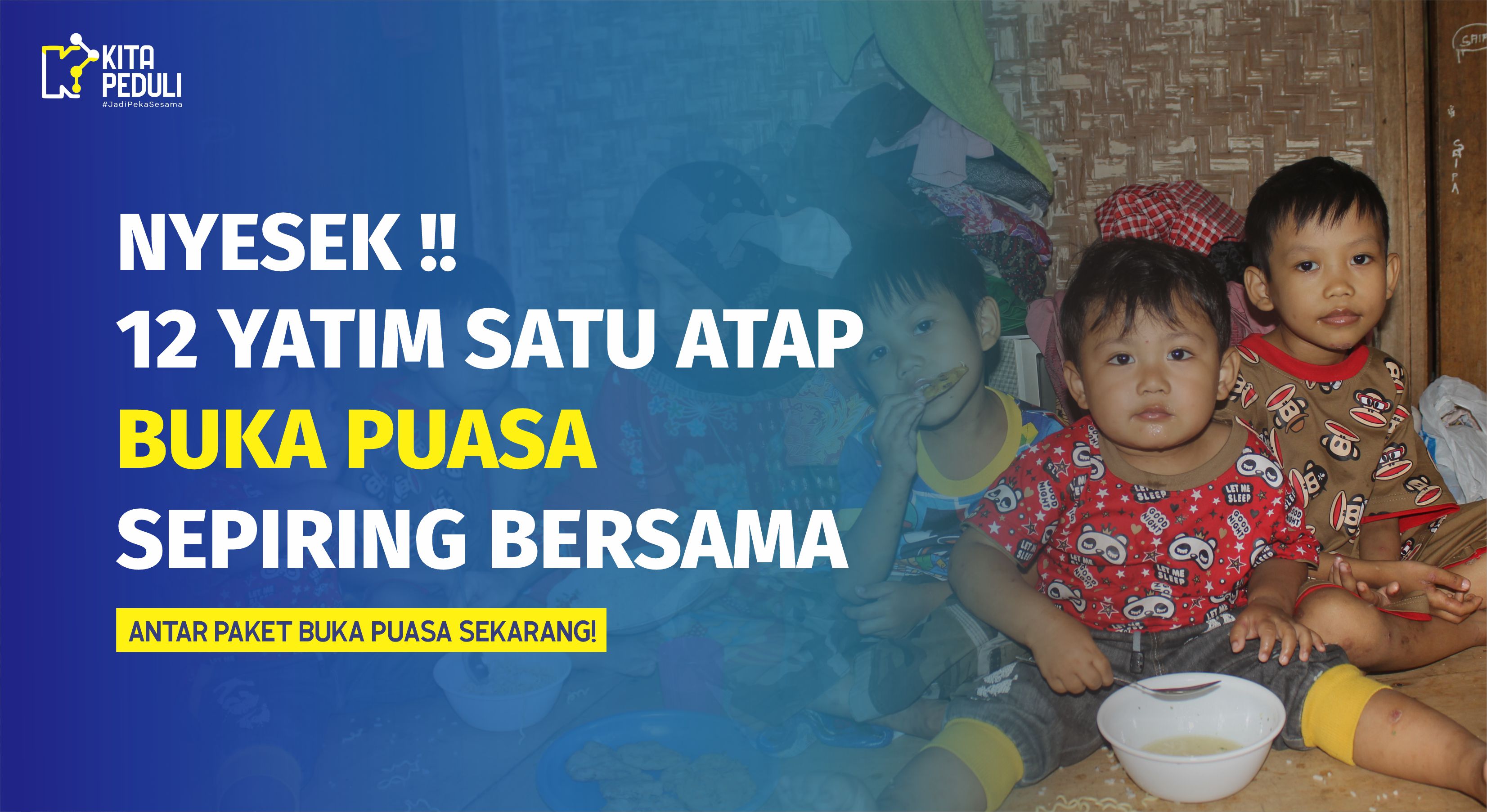 Berburu Pahala! Sedekah 30.000 Paket Buka Puasa tuk Yatim dan Dhuafa