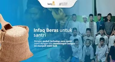 Infak Beras Untuk Santri dan Yatim Penghafal Al-Qur'an