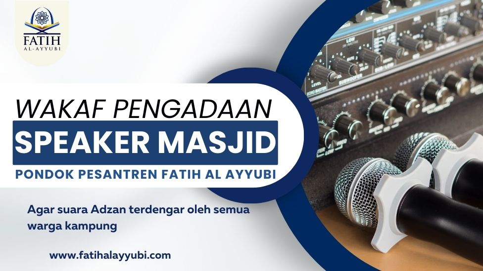 Wakaf Speaker Masjid Pondok