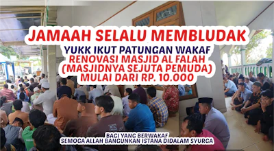 MASJID SUDAH TAK MENAMPUNG JAMAAH SHALAT JUM'AT