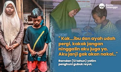 Tanpa Ayah dan Ibu, 2 Bersaudara Bertahan Hidup dari Kasih Tetangga di Gubuk Lapuk