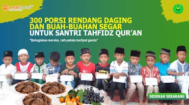 Sedekah Makanan Bergizi dan Buah Segar untuk Santri Tahfiz Qur'an 2