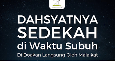 Program SEDEKAH SUBUH Rutin