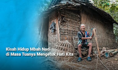 Mbah Nadi : Penjual Kurungan, Hidup Sebatang Kara, juga Tinggal di Atas Tanah Milik Orang Lain