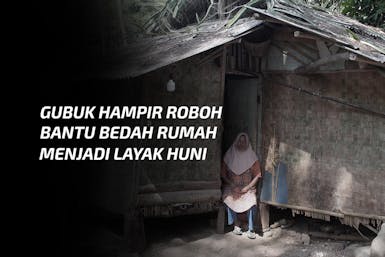 Gubuk Hampir Roboh, Bedah Rumah Layak Huni Pak Kusnindar