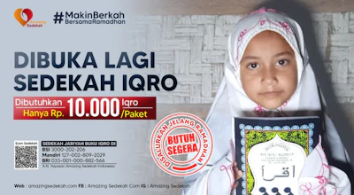 Sedekah Jariyah Buku Iqro Untuk Pelosok Negeri