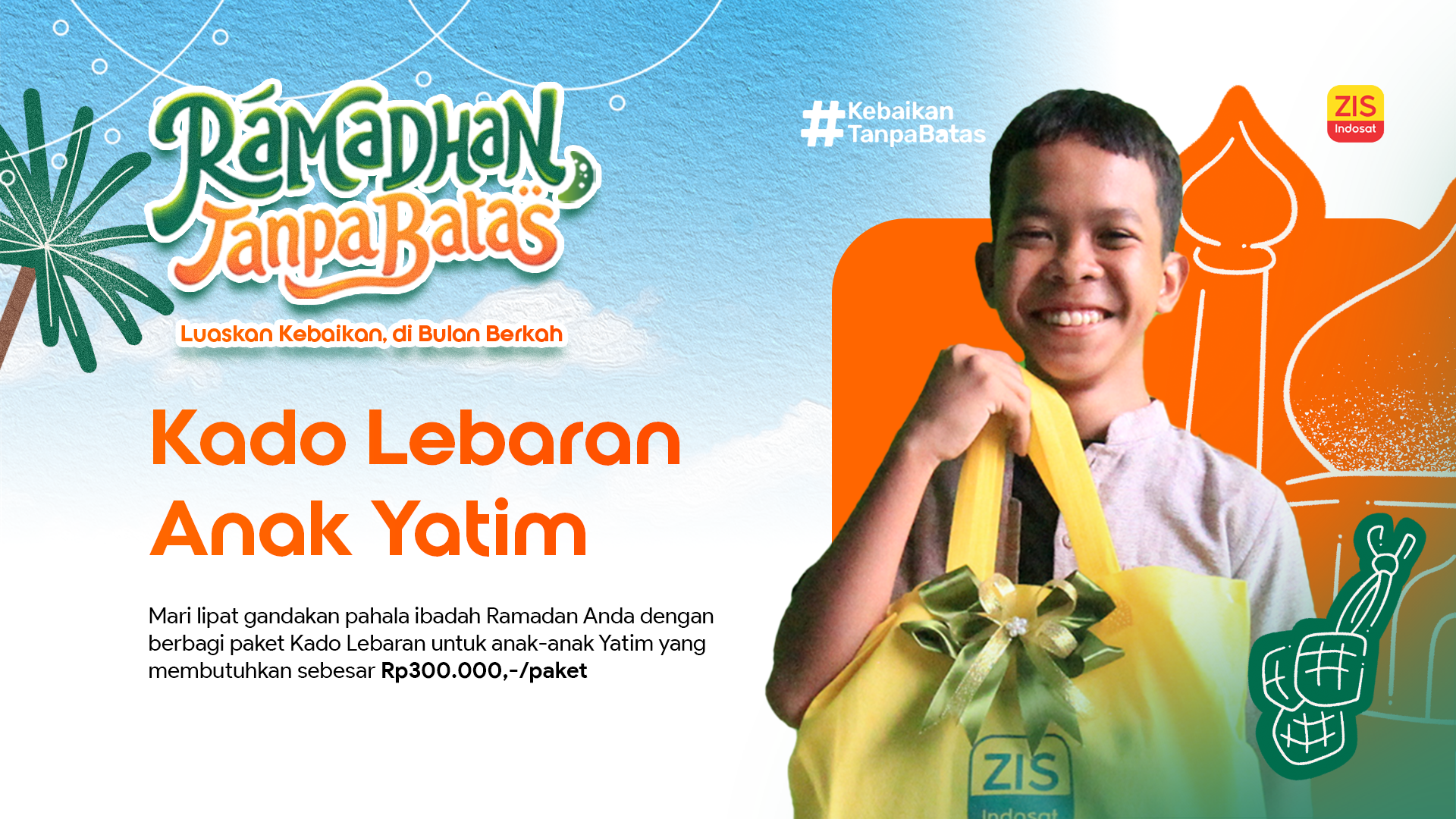 Ayo Berbagi Kado Lebaran Yatim #RamadanTanpaBatas